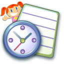 classroom manager with child daily journal
